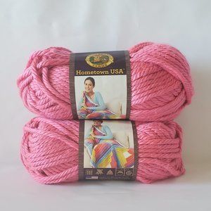 Lion Brand Hometown USA Yarn Pink